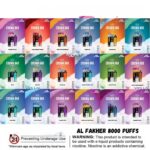 Al Fakher 8000 puffs crown bar