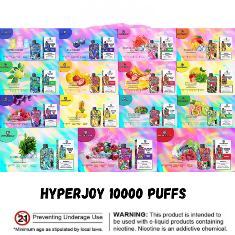 Hyperjoy 10000 Vape Puffs