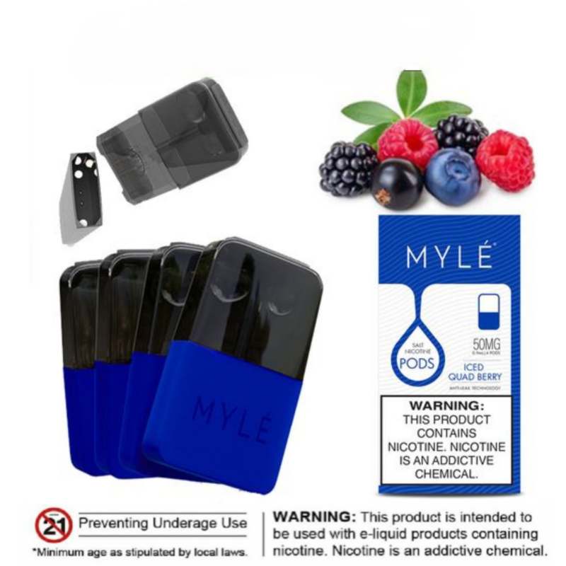 MYLÉ V4 Iced Quad Berry Pods Flavor