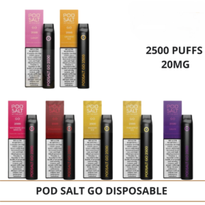 POD SALT GO DISPOSABLE 2500 PUFFS