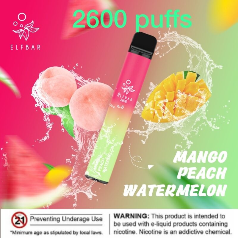 ELF BAR 2600 PUFFS DISPOSABLE VAPE IN UAE