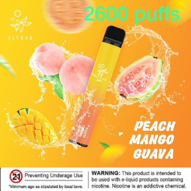 ELF BAR 2600 PUFFS DISPOSABLE VAPE IN UAE