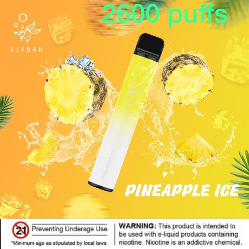 ELF BAR 2600 PUFFS DISPOSABLE VAPE IN UAE