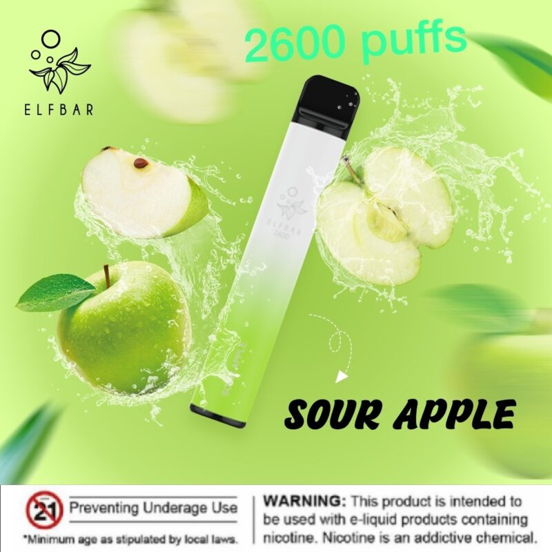 ELF BAR 2600 PUFFS DISPOSABLE VAPE IN UAE