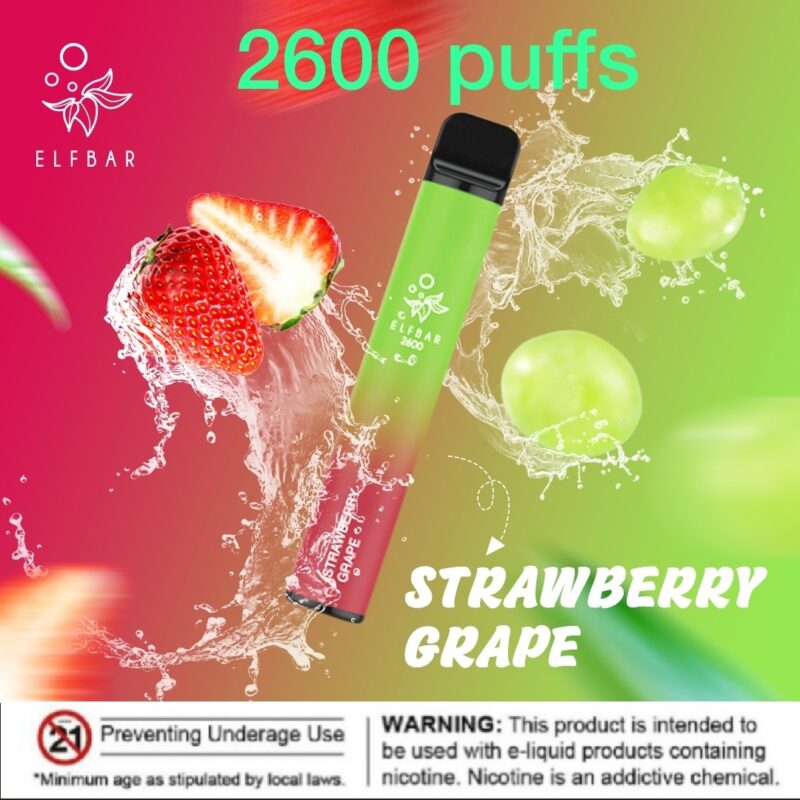 ELF BAR 2600 PUFFS DISPOSABLE VAPE IN UAE