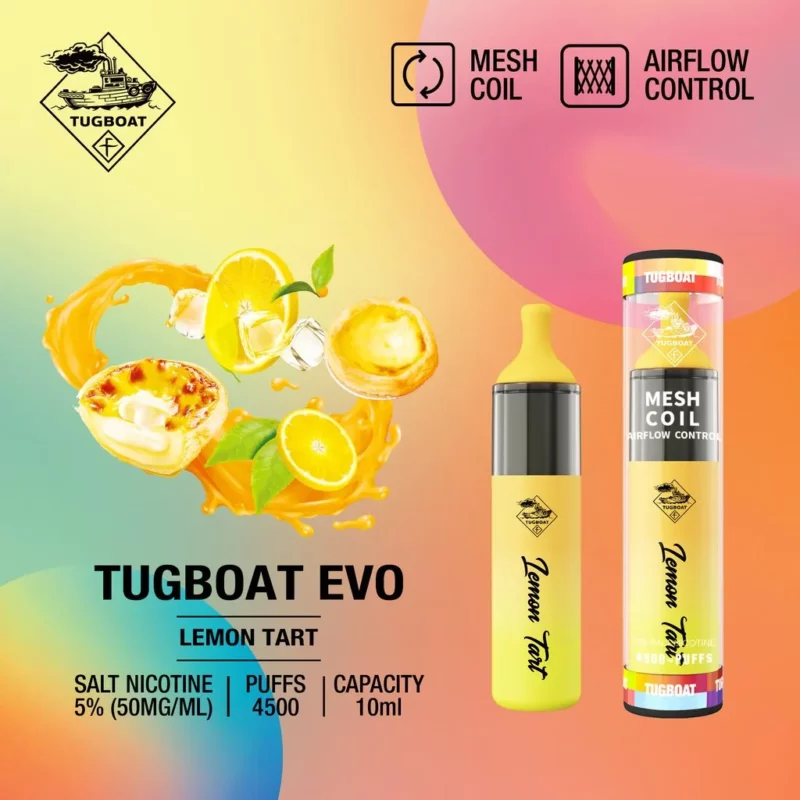 TUGBOAT VAPE 4500 Puffs DISPOSABLE IN UAE