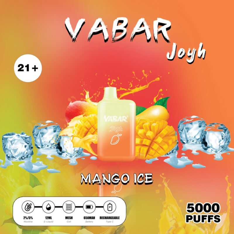 NEW VABAR JOYH 5000 PUFFS DISPOSABLE VAPE