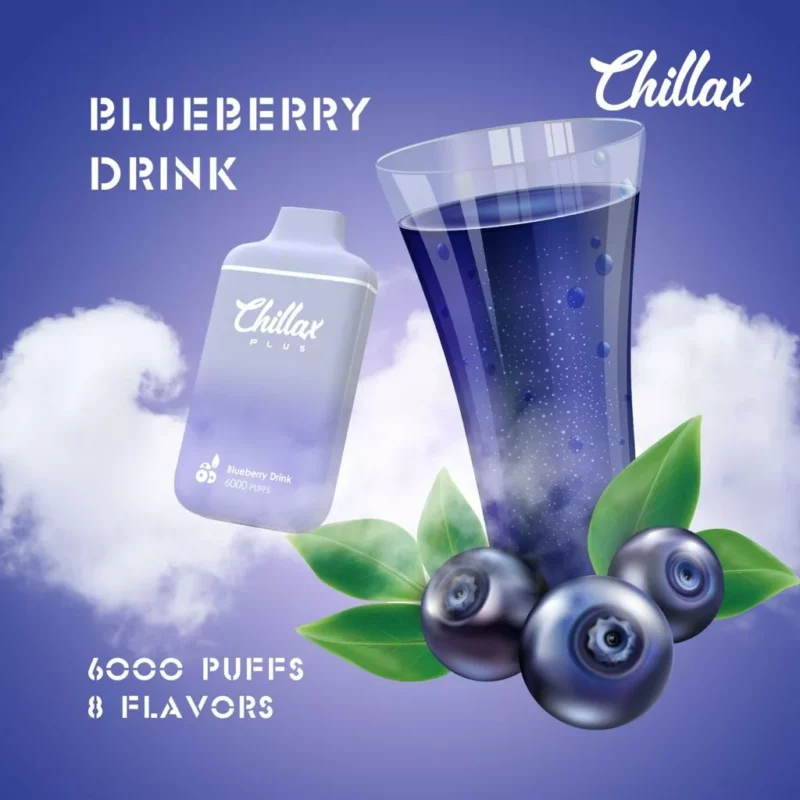 CHILLAX PLUS 6000 PUFFS Rechargeable Disposable Vape