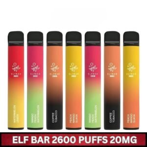 Elf Bar 2600 Puffs Disposable Vape In Uae Vape Shop Dubai Vape Shop Near Me 3