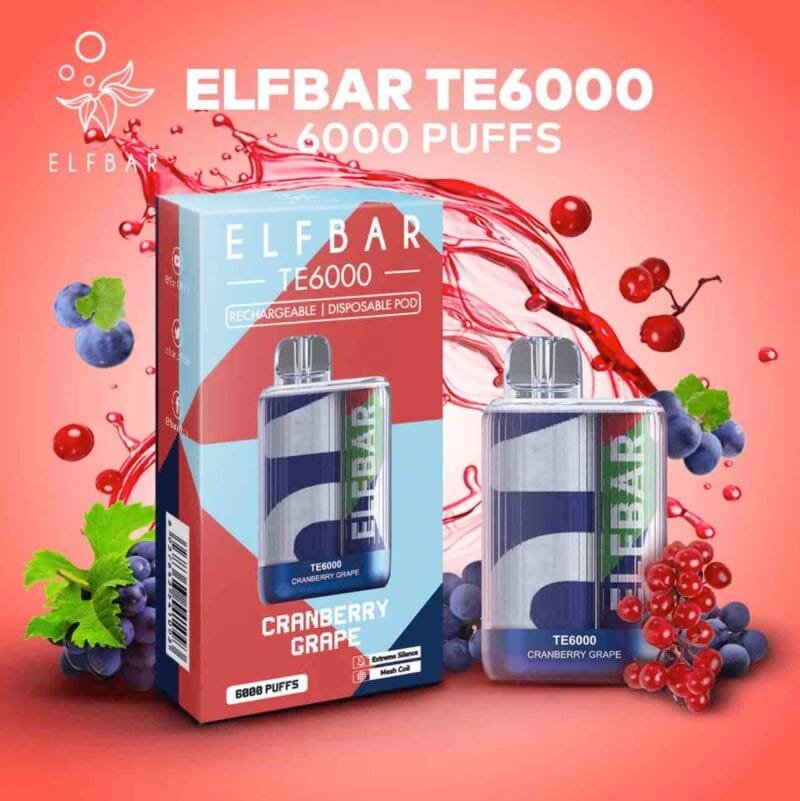 Elfbar Te6000 Puffs Disposable Vape Shop Dubai Vape Shop Near Me 3