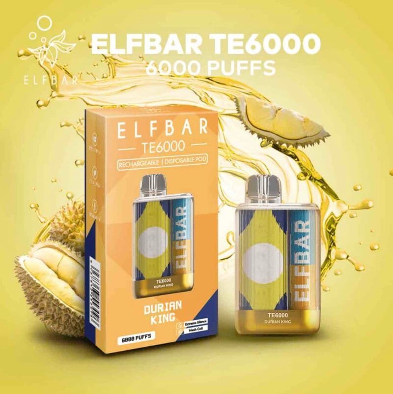 Elfbar Te6000 Puffs Disposable Vape Shop Dubai Vape Shop Near Me 4