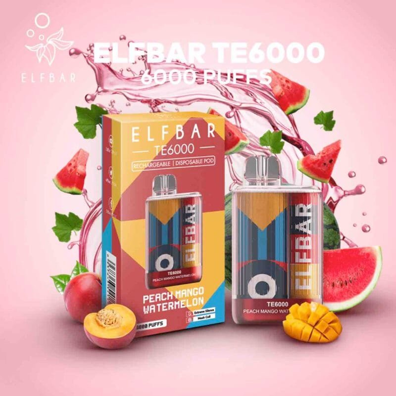 Elfbar Te6000 Puffs Disposable Vape Shop Dubai Vape Shop Near Me 5