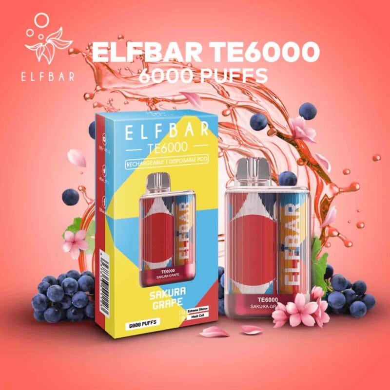 Elfbar Te6000 Puffs Disposable Vape Shop Dubai Vape Shop Near Me 6