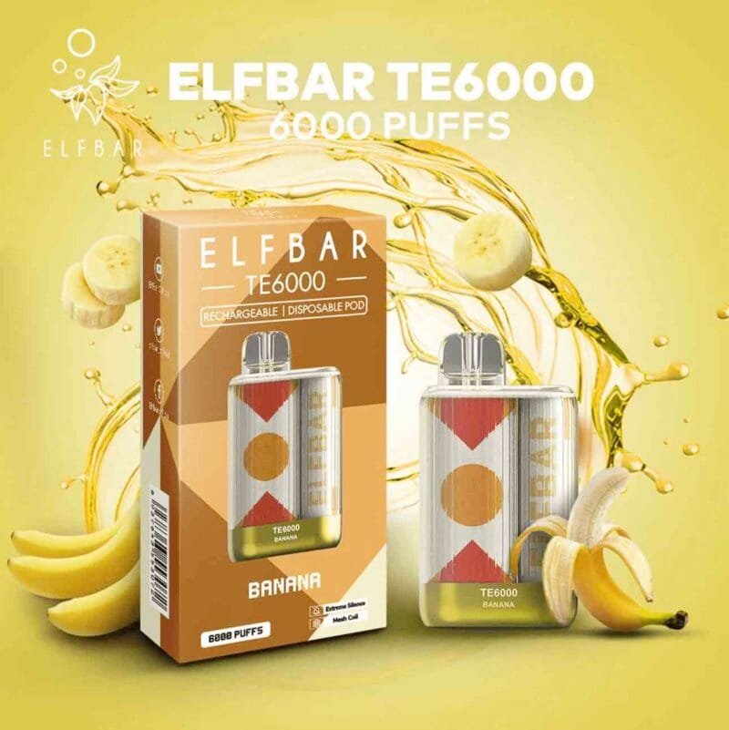 Elfbar Te6000 Puffs Disposable Vape Shop Dubai Vape Shop Near Me