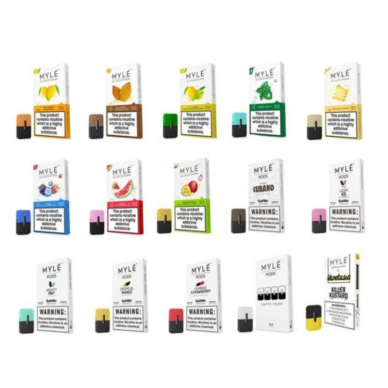 Myle Pod All Flavor 5 Original Pod Dubai 4pc Pack Vape Shop Dubai Vape Shop Near Me 2