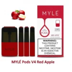 Myle V4 Red Apple Magnetic Vape Pods Vape Shop Dubai Vape Shop Near Me