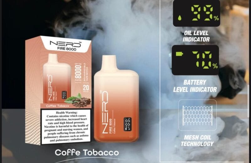 Nerd Fire 8000 Puffs Disposable Vape 2 Nicotine Vape Shop Dubai Vape Shop Near Me 28