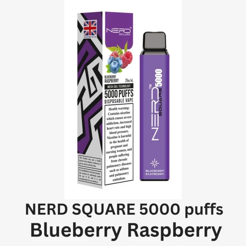 Nerd Square 5000 Puffs Disposable Vape Shop Dubai Vape Shop Near Me 12