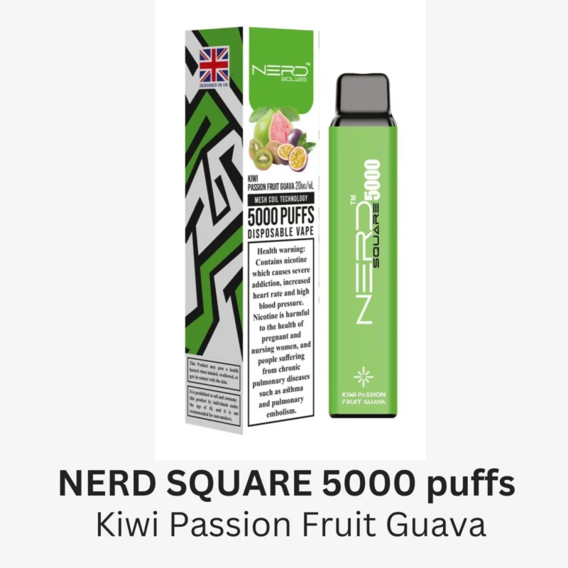 Nerd Square 5000 Puffs Disposable Vape Shop Dubai Vape Shop Near Me 14