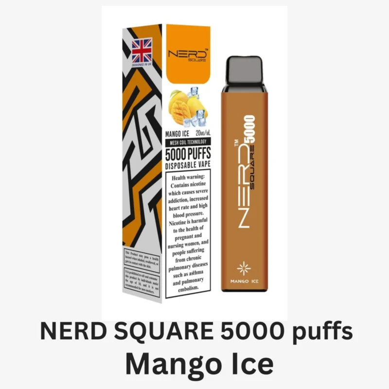 Nerd Square 5000 Puffs Disposable Vape Shop Dubai Vape Shop Near Me 15