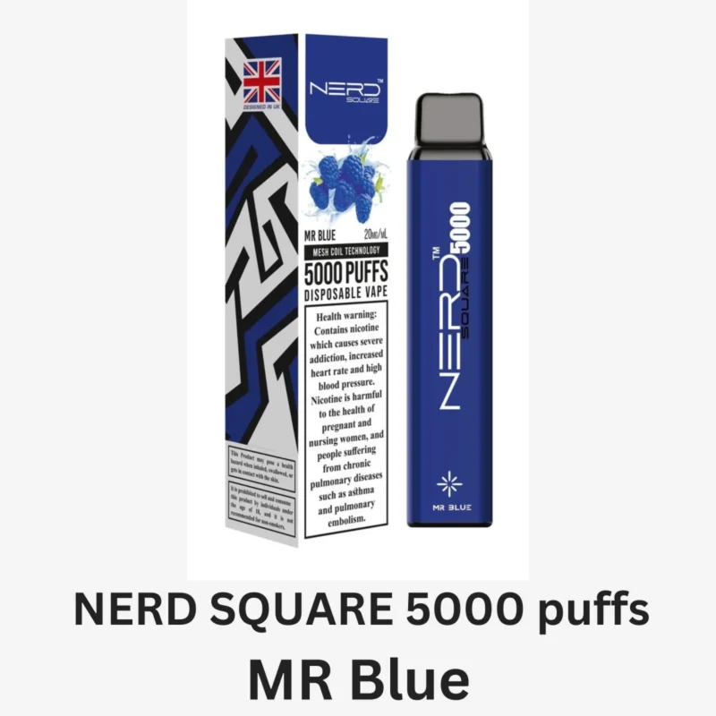 Nerd Square 5000 Puffs Disposable Vape Shop Dubai Vape Shop Near Me 16