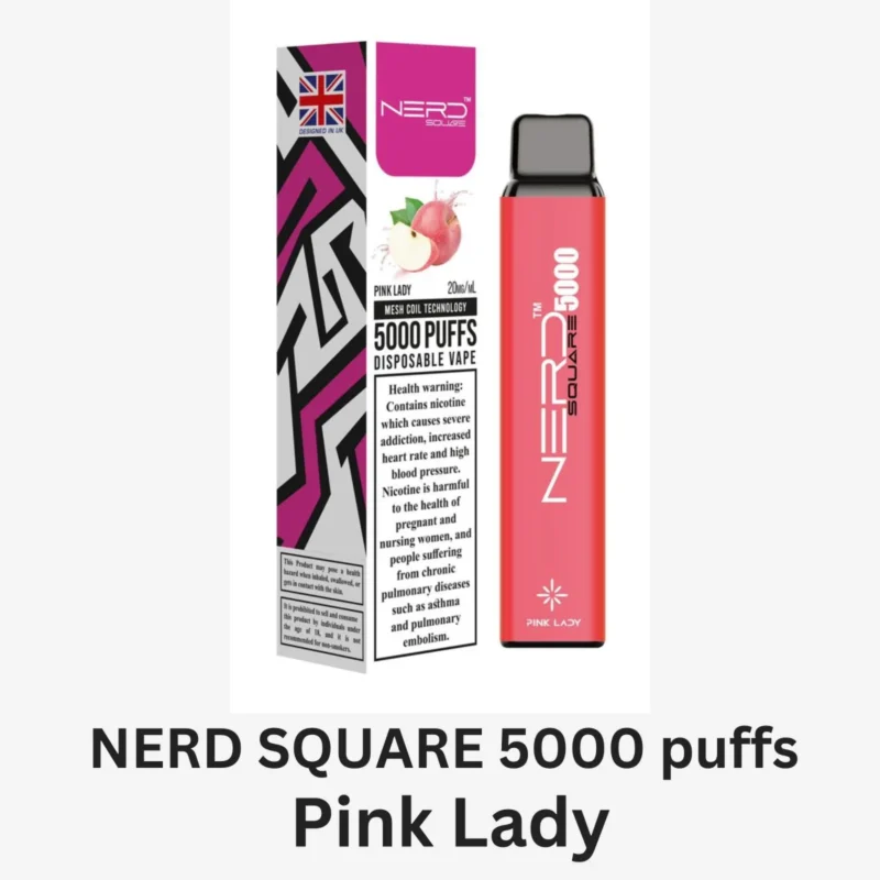 Nerd Square 5000 Puffs Disposable Vape Shop Dubai Vape Shop Near Me 18