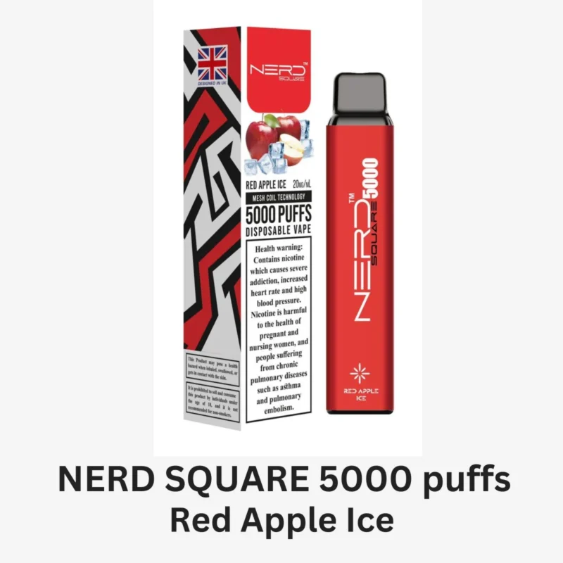 Nerd Square 5000 Puffs Disposable Vape Shop Dubai Vape Shop Near Me 19