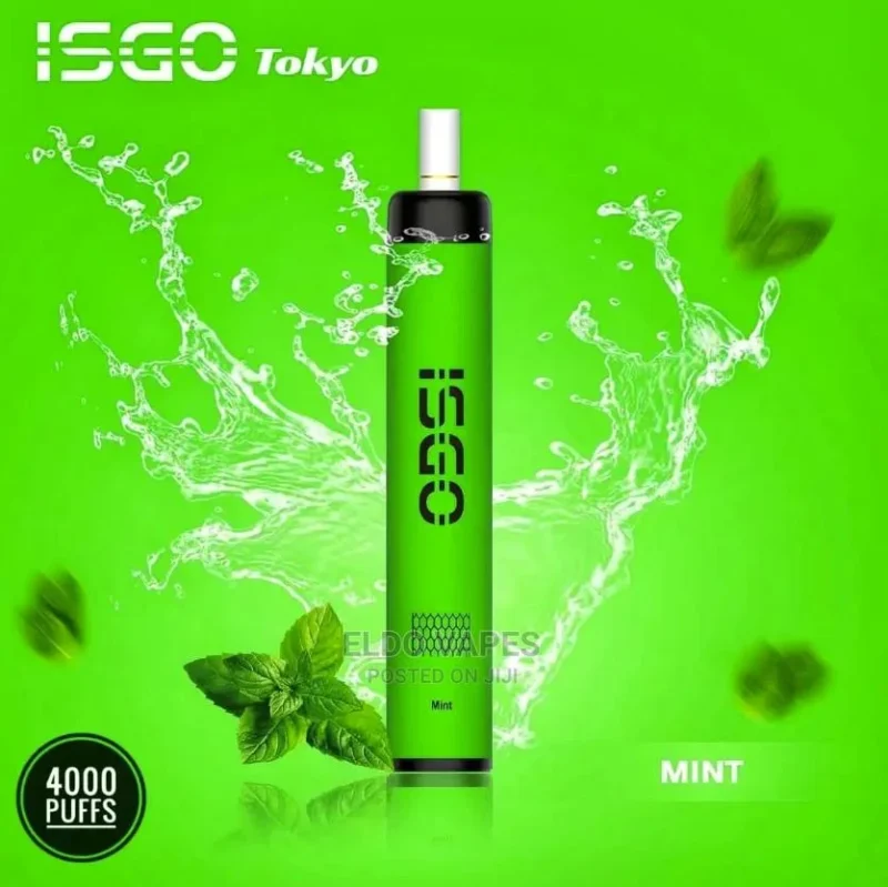 New Isgo Tokyo 4000 Puffs Disposable In Uae Vape Shop Dubai Vape Shop Near Me