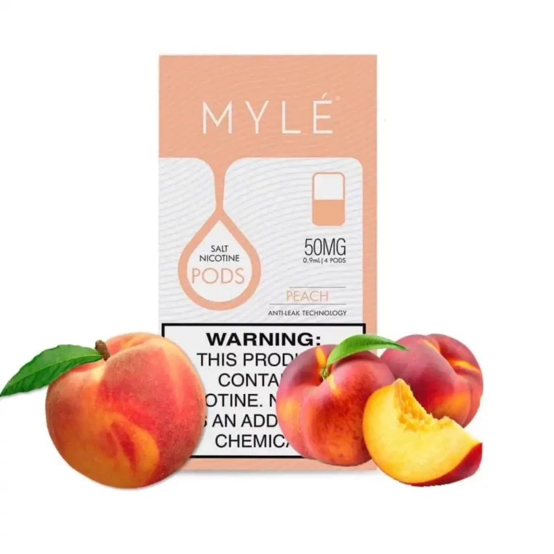 MYLÉ V4 Peach Flavor Pods 50mg