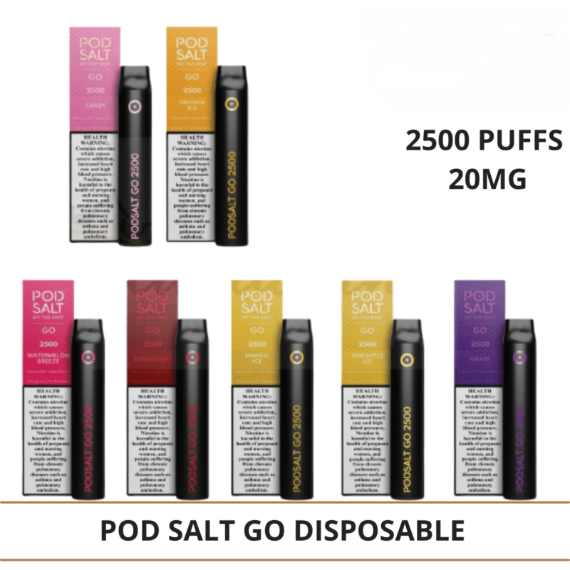 Pod Salt Go Disposable 2500 Puffs Vape Shop Dubai Vape Shop Near Me 3