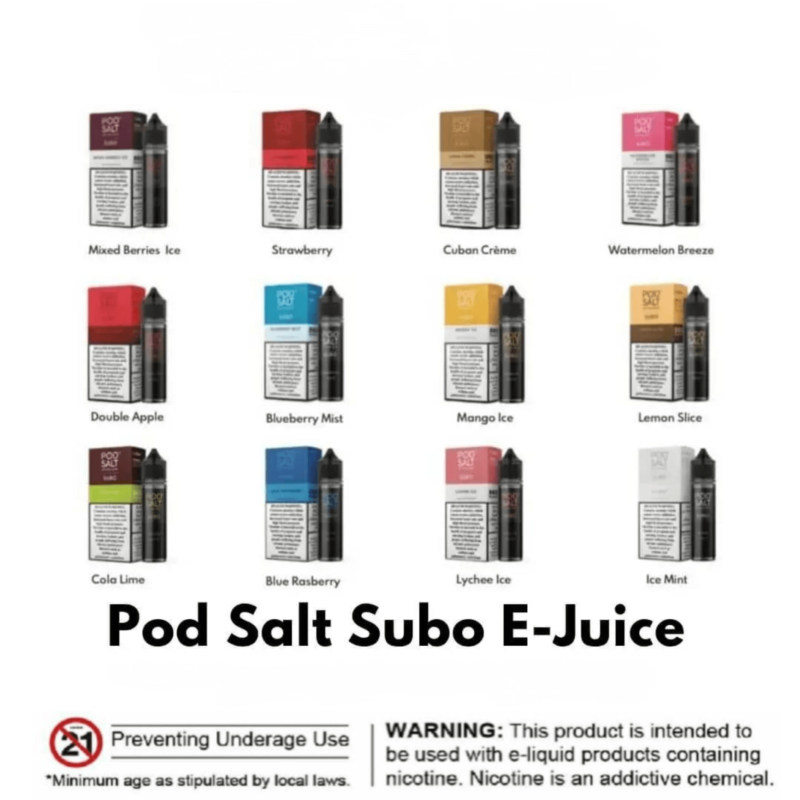 Pod Salt Subo 3mg 50ml Eliquid Vape Vape Shop Dubai Vape Shop Near Me 2