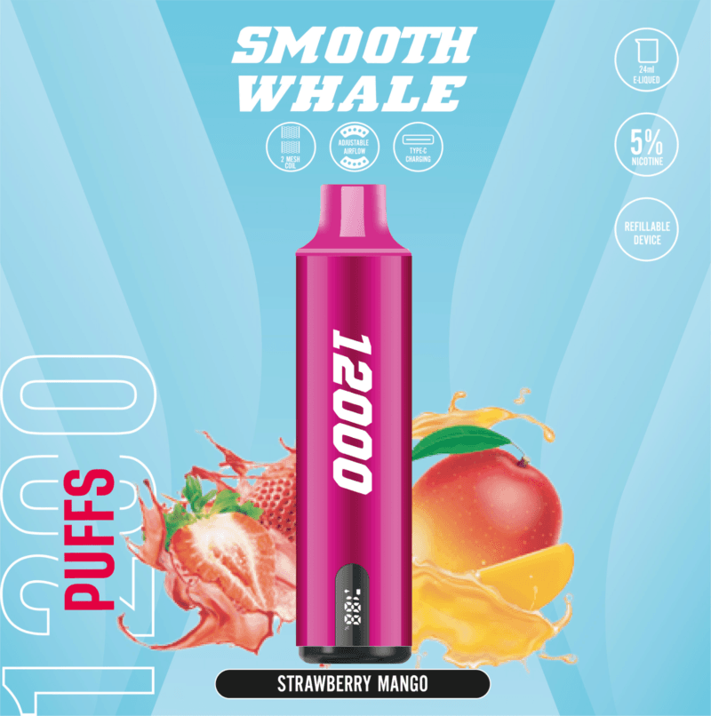 Smooth Whale 12000 Puffs Disposable Vape Vape Shop Dubai Vape Shop Near Me 22