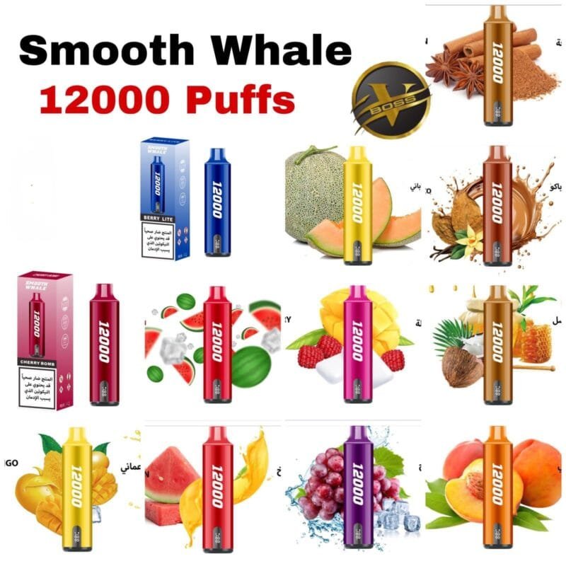 Smooth Whale 12000 Puffs Disposable Vape Vape Shop Dubai Vape Shop Near Me