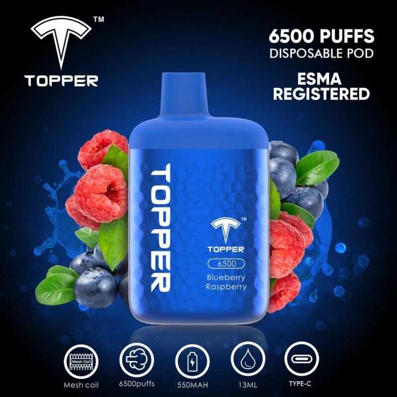 Topper Disposable Vape 6500 Puffs Vape Shop Dubai Vape Shop Near Me 20