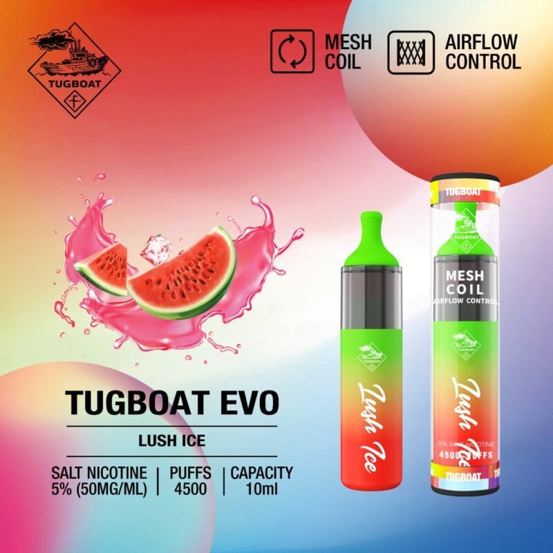 Tugboat Evo Disposable Vape 4500 Puffs All Flavors In Dubai Vape Shop Dubai Vape Shop Near Me 28