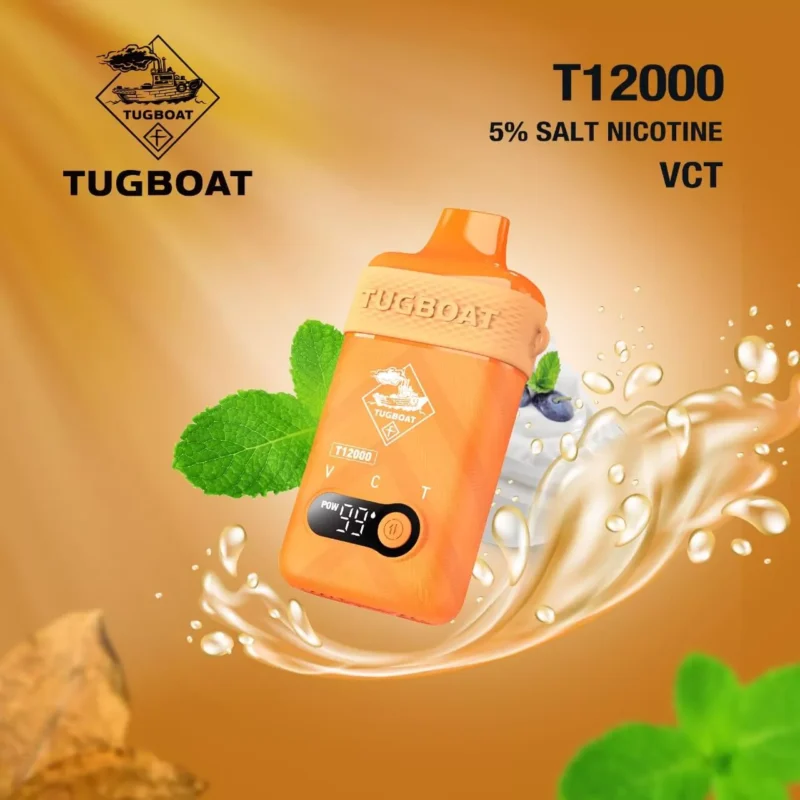 Tugboat T12000 Puffs Disposable 5 Salt Nicotine Vape Vape Shop Dubai Vape Shop Near Me