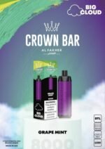 Al Fakher Grape Mint Crown Bar 8000 Puffs Disposable Vape Shop Dubai Vape Shop Near Me