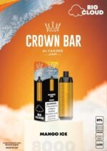 Al Fakher Mango Ice Crown Bar 8000 Puffs Disposable Vape Dtl Vape Shop Dubai Vape Shop Near Me