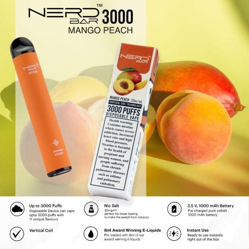 Nerd Bar 3000 Puffs Disposable Vape Vape Shop Dubai Vape Shop Near Me 12