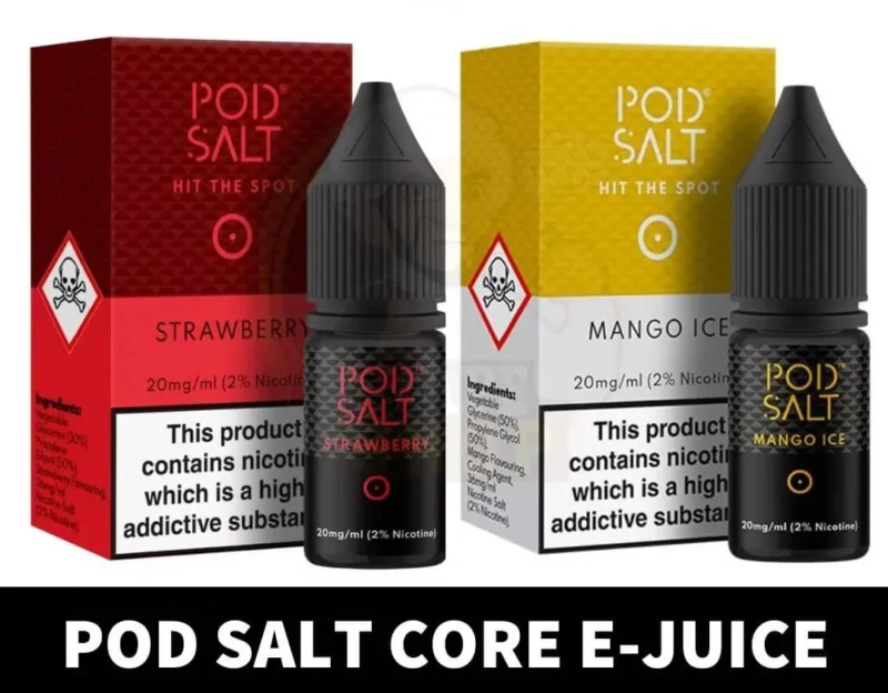 Pod Salt Core Salt Nicotine 20mg 30ml E Juice In Dubai Vape Shop Dubai Vape Shop Near Me