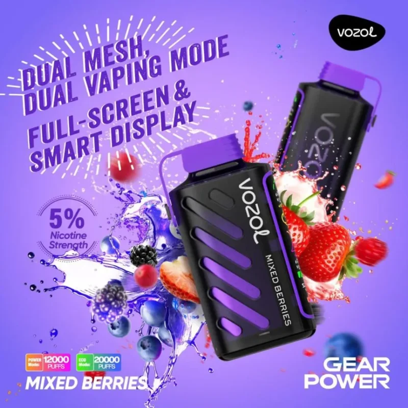 Vozol Gear Power 20000 Puffs Disposable Vape Device Vape Shop Dubai Vape Shop Near Me 5