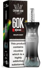 Crown Bar Al Fakher E-hose 60k Puffs Disposable Vape Grape Mint