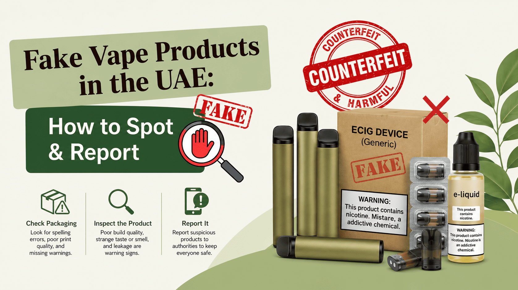 How To Figure Out The Fake Vape Products in UAE 1 fake vape products